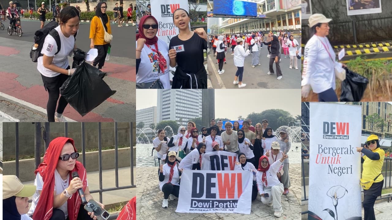Dewi Pertiwi Gelar CFD Peduli Lingkungan ajak Masyarakat Hidup Sehat dan Peduli Lingkungan